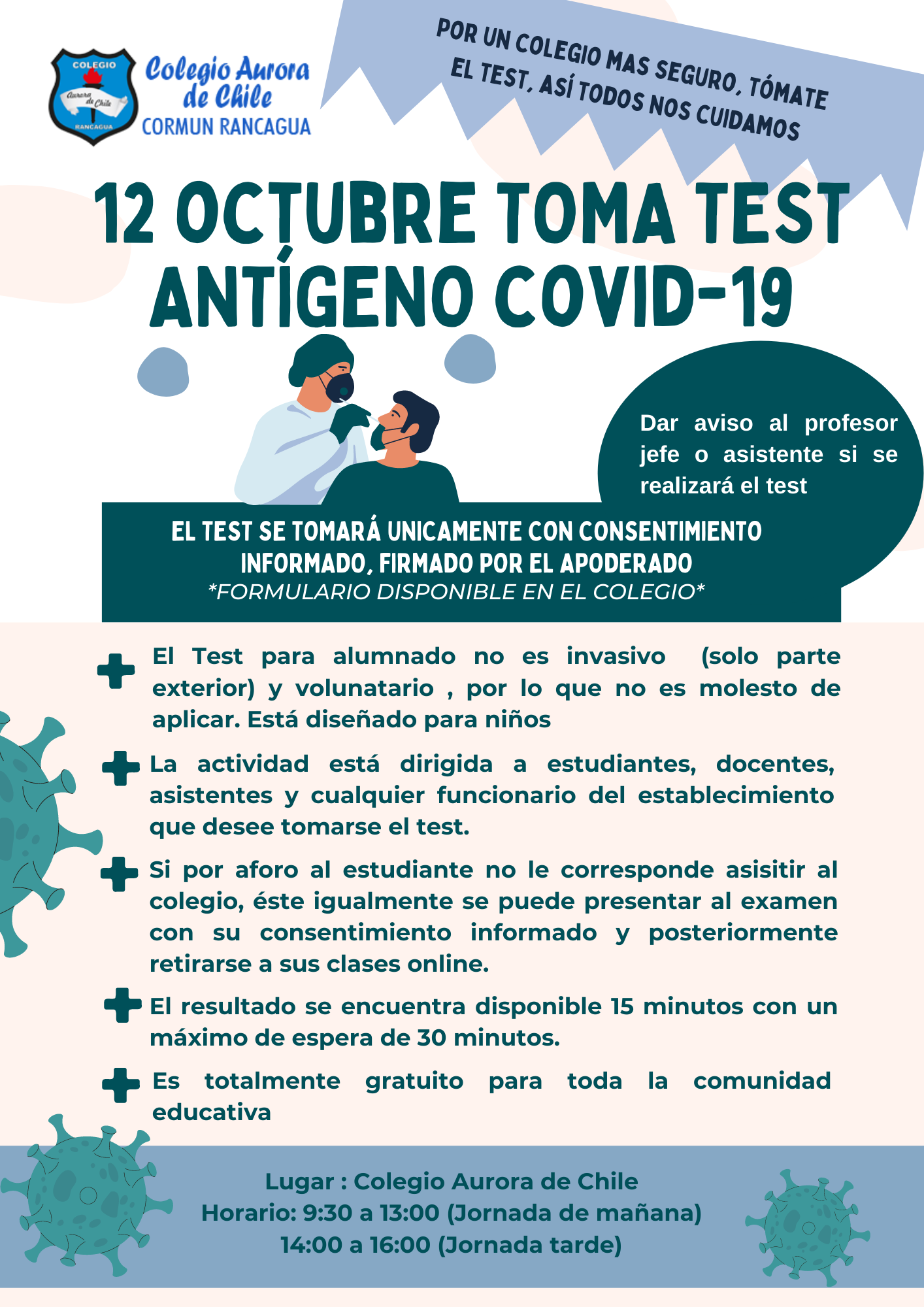 Toma Test Antígeno
