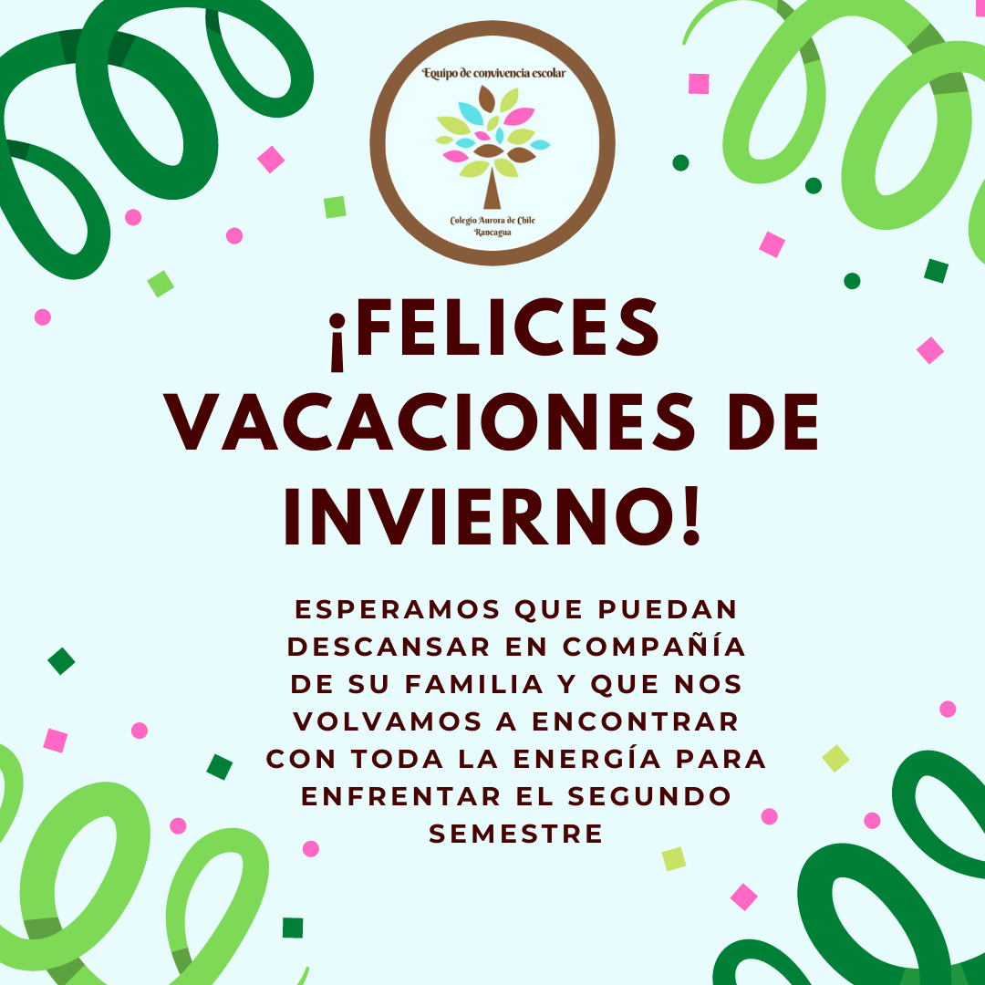 Felices Vacaciones